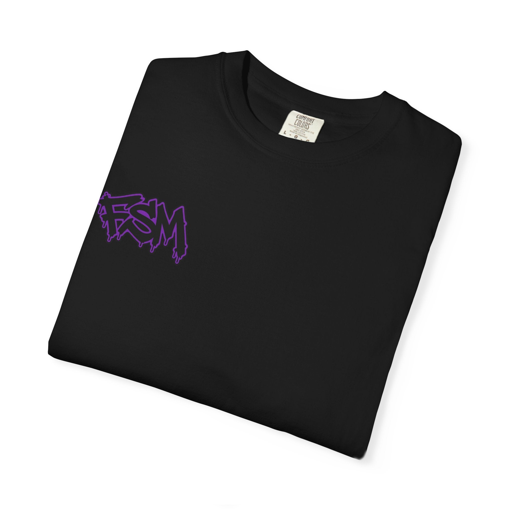 FullSendMoto Graffiti Logo T-Shirt — White Streetwear Tee