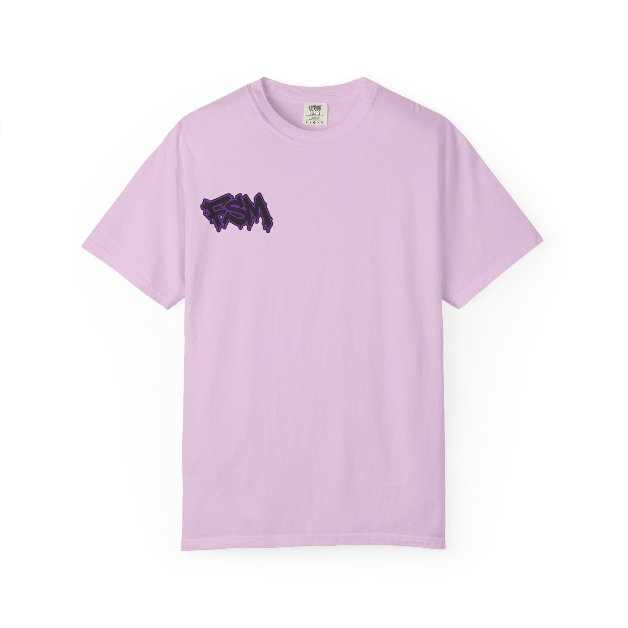 FullSendMoto Graffiti Logo T-Shirt — White Streetwear Tee