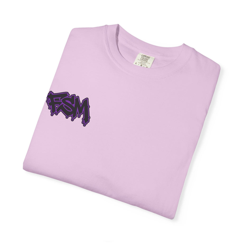 FullSendMoto Graffiti Logo T-Shirt — White Streetwear Tee