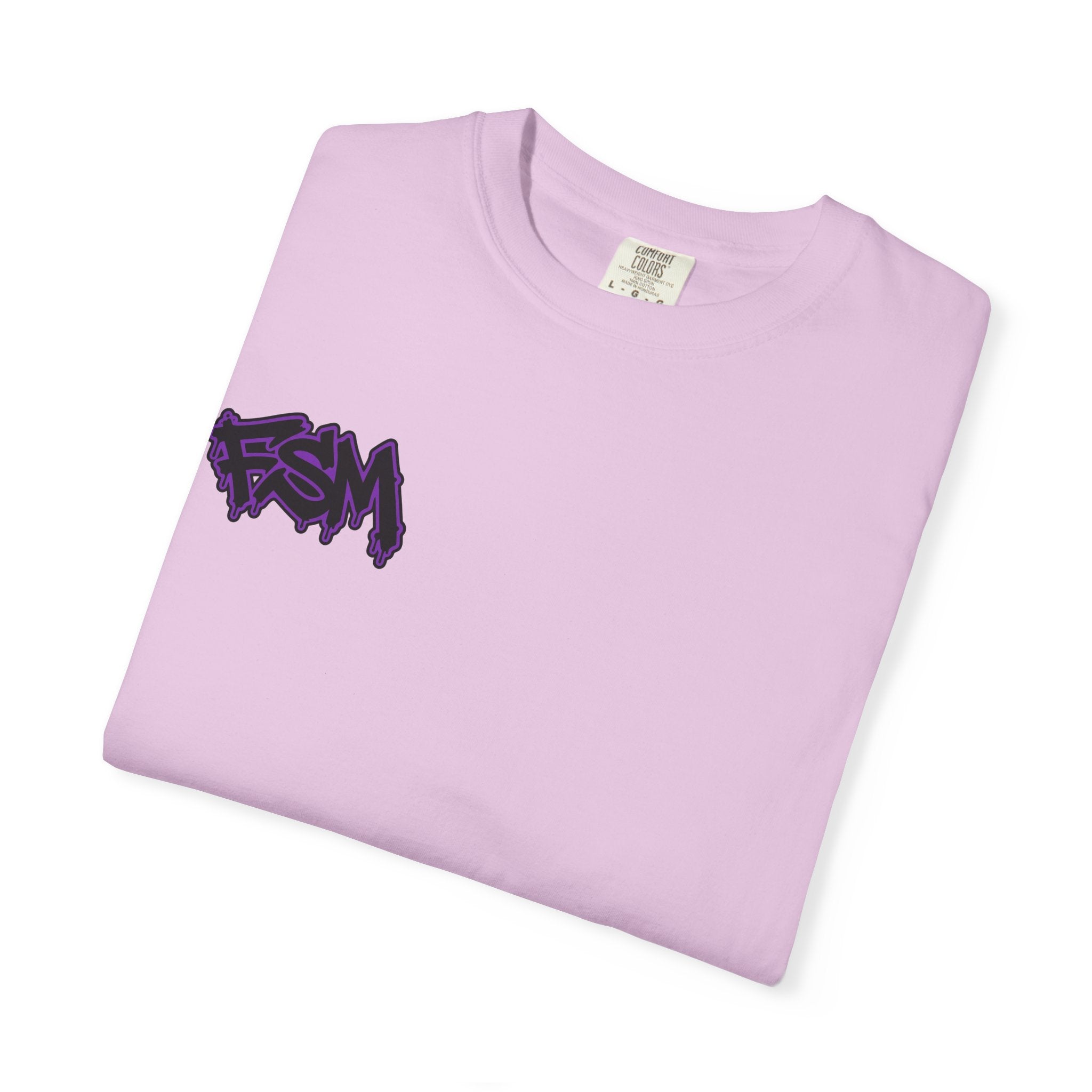 FullSendMoto Graffiti Logo T-Shirt — White Streetwear Tee