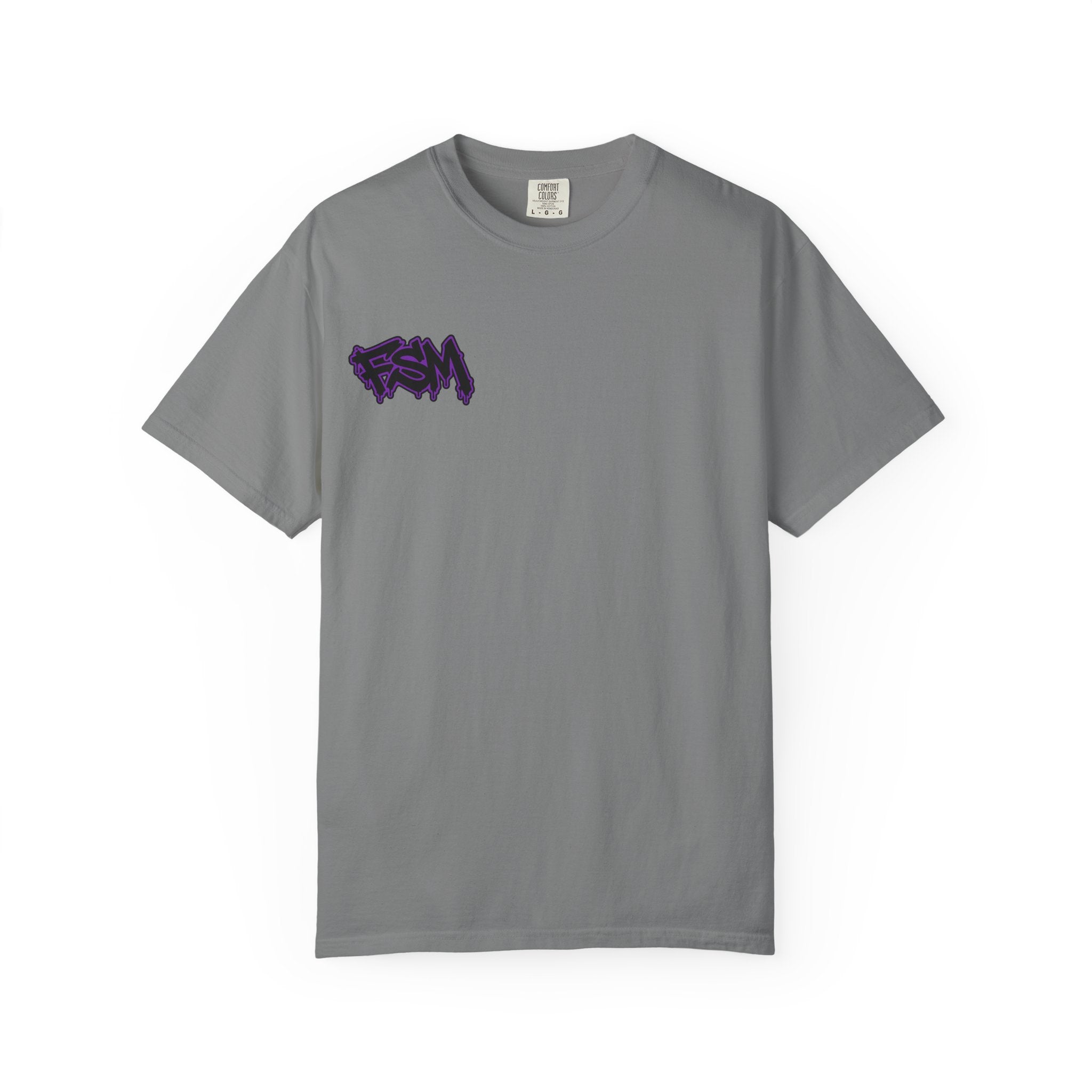 FullSendMoto Graffiti Logo T-Shirt — White Streetwear Tee