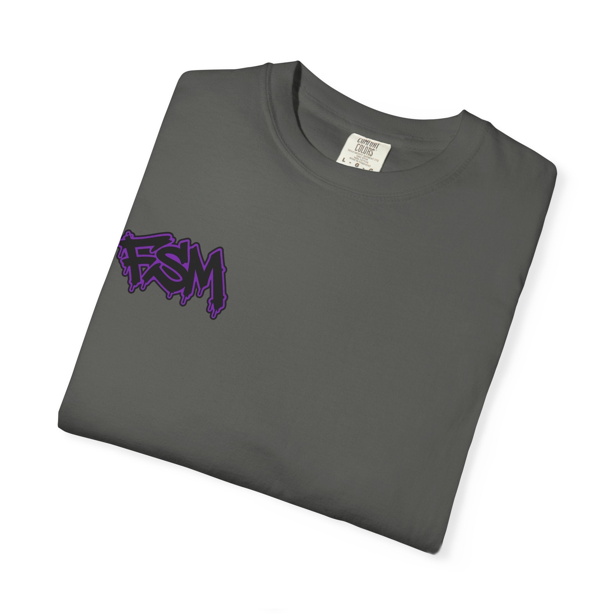 FullSendMoto Graffiti Logo T-Shirt — White Streetwear Tee