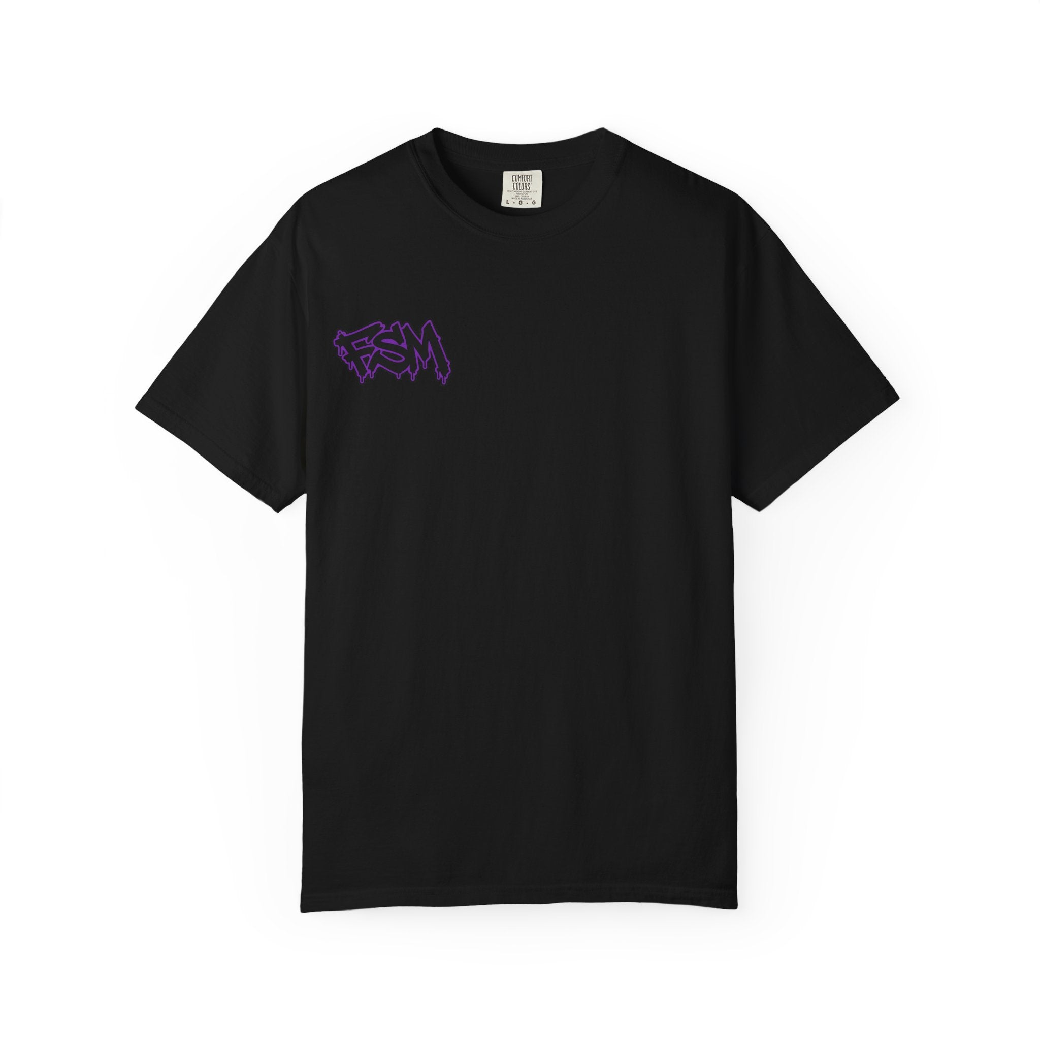 FullSendMoto Graffiti Logo T-Shirt — White Streetwear Tee
