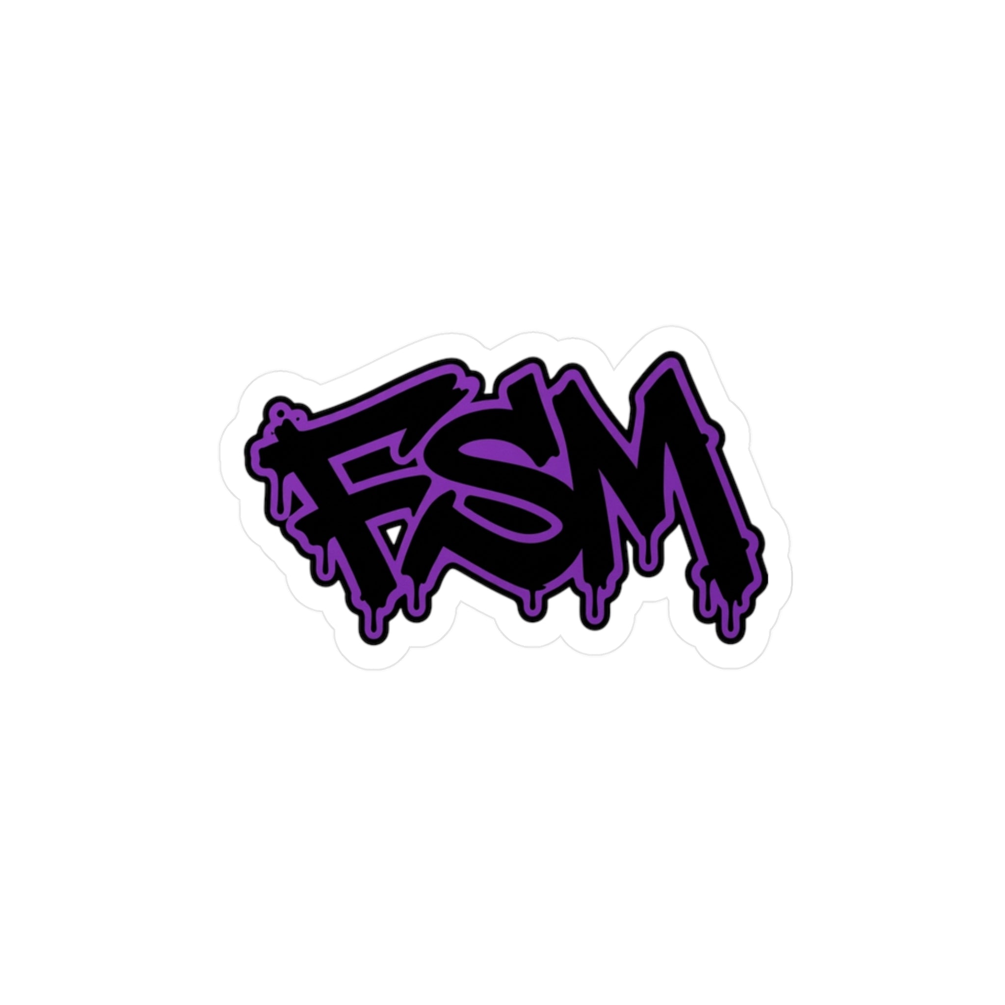Graffiti-Style FSM Sticker