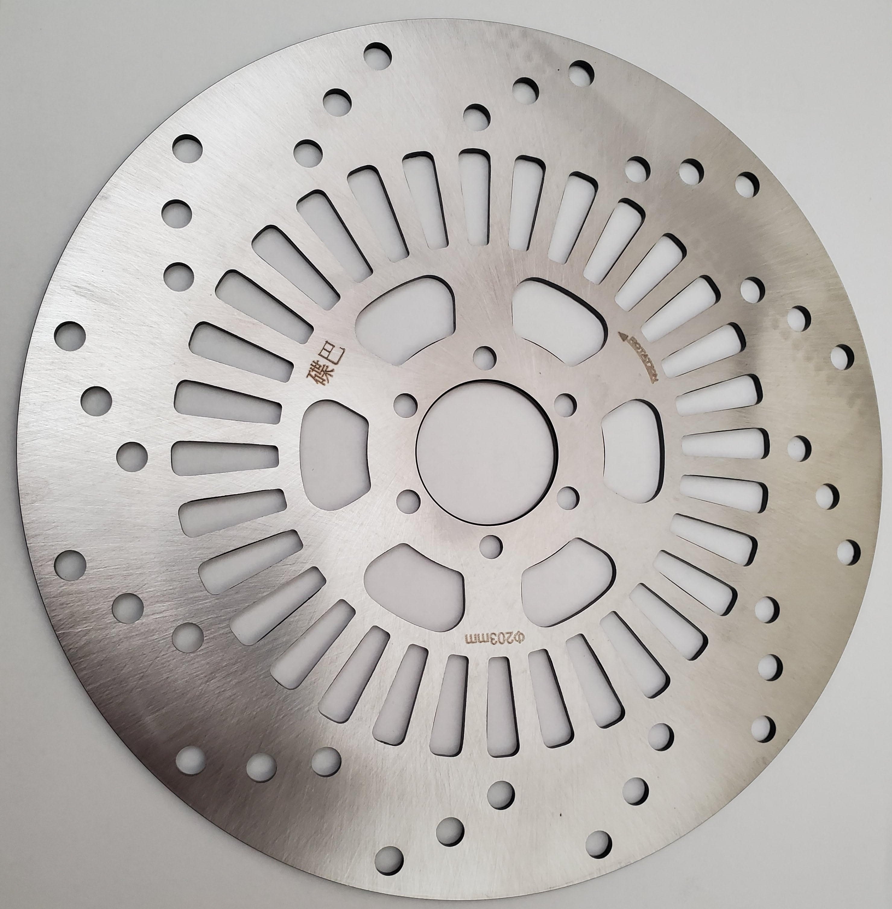 203MM Upgraded Rotor for Rawr Mantis X (Pre-2025 Mantis x w/ 44 BCD bolt pattern)